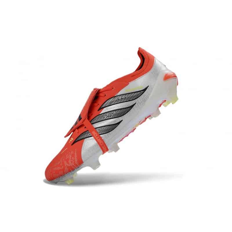 Adidas Predator 26 Elite Fold Over Tongue FG Röd Svart Vit för Herr 8 Billiga Fotbollsskor Adidas Predator 26 Elite Fold Over Tongue FG Röd Svart Vit 8