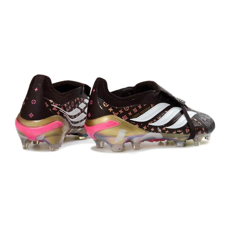 Adidas Predator 26 Elite Fold Over Tongue FG Svart Vit Guld för Herr 6 Billiga Fotbollsskor Adidas Predator 26 Elite Fold Over Tongue FG Svart Vit Guld 6