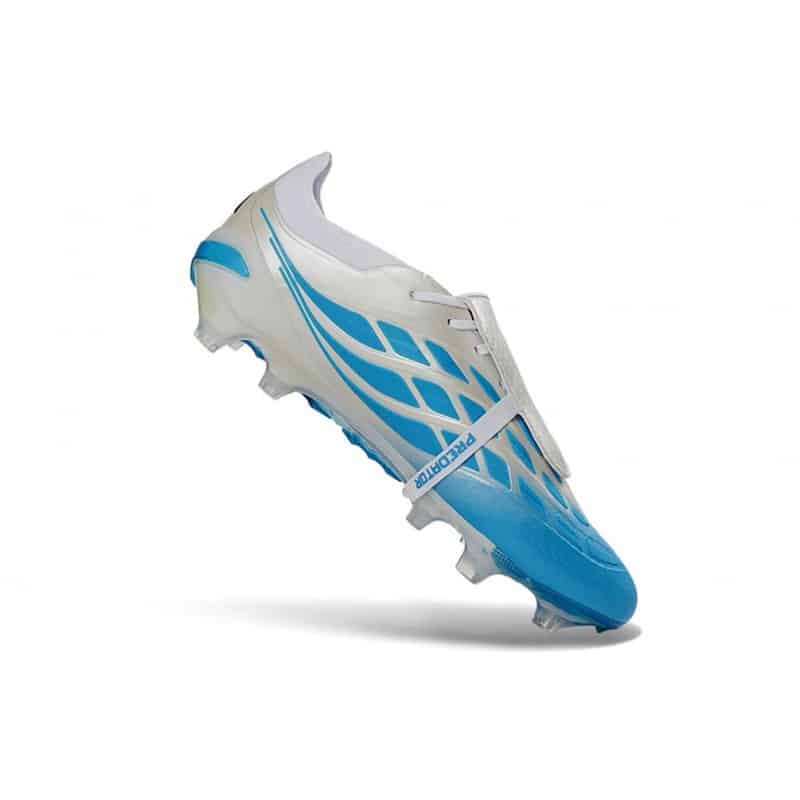 Adidas Predator 26 Elite Fold Over Tongue FG Vit Blå Svart för Herr 9 Billiga Fotbollsskor Adidas Predator 26 Elite Fold Over Tongue FG Vit Blå Svart 9