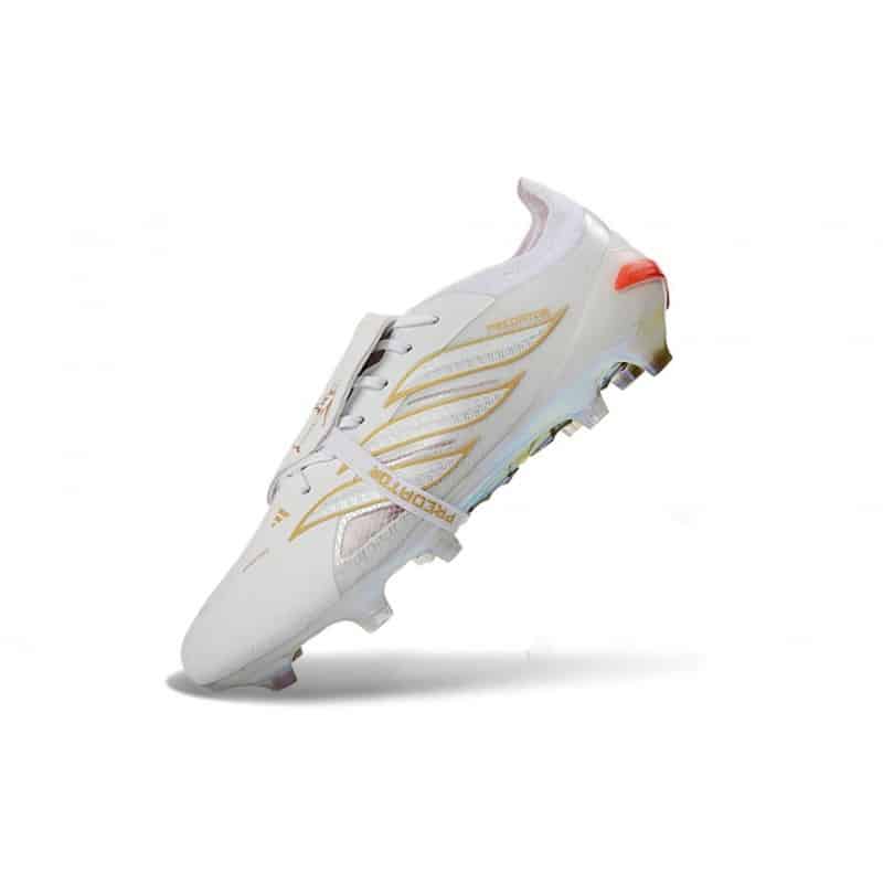 Adidas Predator 26 Elite Fold Over Tongue FG Vit Guld för Herr 8 Billiga Fotbollsskor Adidas Predator 26 Elite Fold Over Tongue FG Vit Guld 8