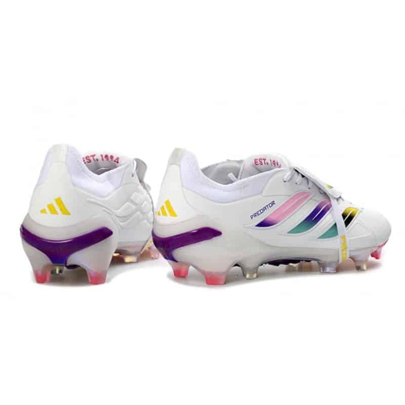 Adidas Predator 26 Elite Fold Over Tongue FG Vit Rosa för Herr 6 Billiga Fotbollsskor Adidas Predator 26 Elite Fold Over Tongue FG Vit Rosa 6