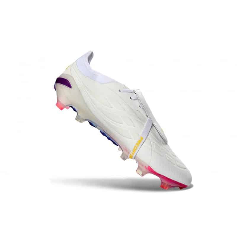 Adidas Predator 26 Elite Fold Over Tongue FG Vit Rosa för Herr 9 Billiga Fotbollsskor Adidas Predator 26 Elite Fold Over Tongue FG Vit Rosa 9