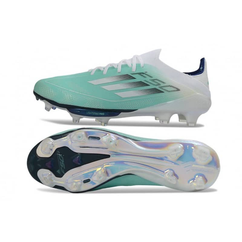 Fotbollsskor Adidas F50+ FG Grön Vit Silver för Herr 4 Billiga Fotbollsskor Fotbollsskor Adidas F50+ FG Grön Vit Silver 4