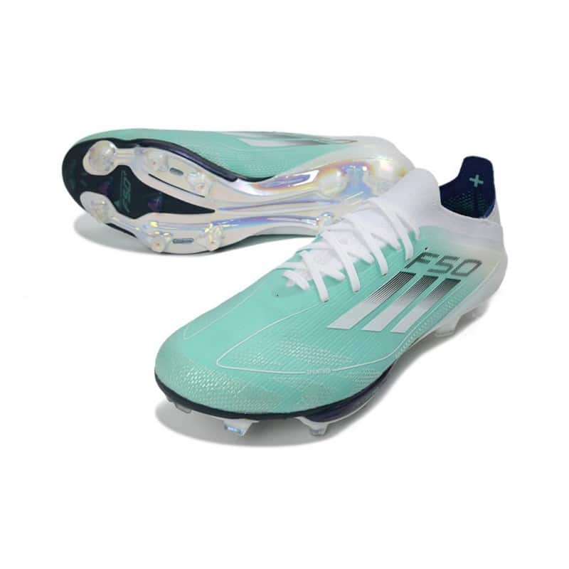 Fotbollsskor Adidas F50+ FG Grön Vit Silver för Herr 7 Billiga Fotbollsskor Fotbollsskor Adidas F50+ FG Grön Vit Silver 7