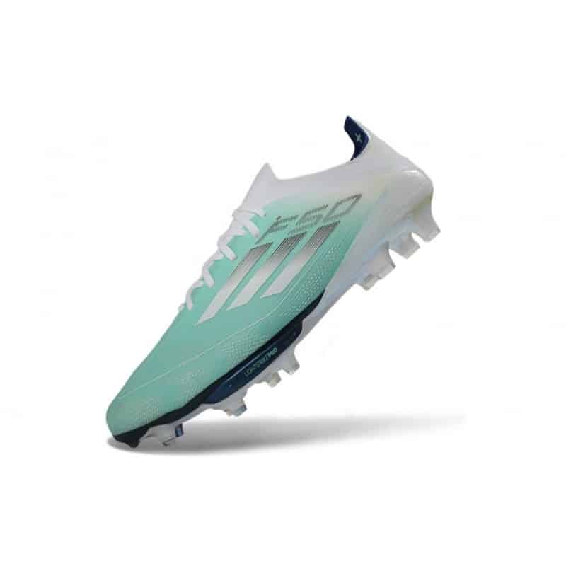 Fotbollsskor Adidas F50+ FG Grön Vit Silver för Herr 8 Billiga Fotbollsskor Fotbollsskor Adidas F50+ FG Grön Vit Silver 8