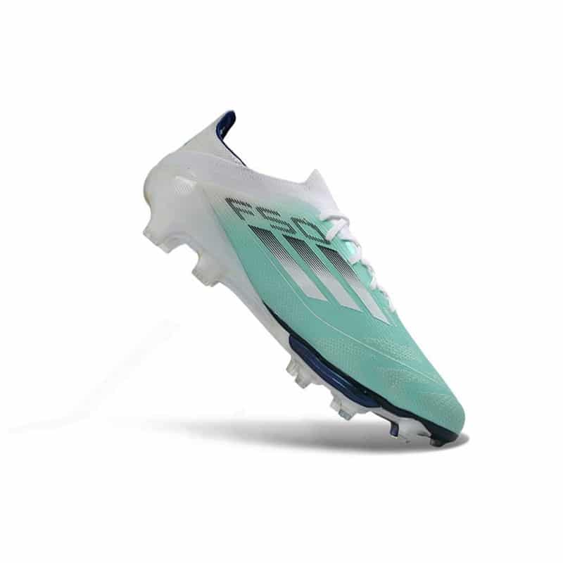 Fotbollsskor Adidas F50+ FG Grön Vit Silver för Herr 9 Billiga Fotbollsskor Fotbollsskor Adidas F50+ FG Grön Vit Silver 9