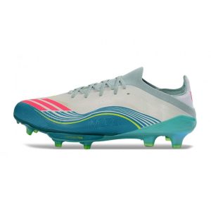 Fotbollsskor Adidas F50+ FG Messi Vit Rosa Grön för Herr Billiga Fotbollsskor Fotbollsskor Adidas F50+ FG Messi Vit Rosa Grön