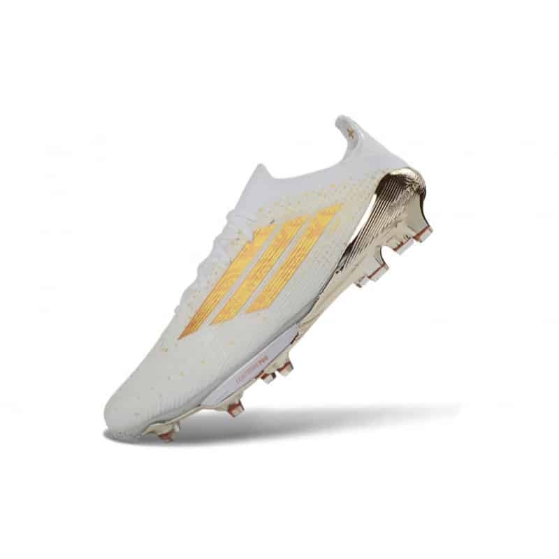 Fotbollsskor Adidas F50+ FG Vit Guld för Herr 8 Billiga Fotbollsskor Fotbollsskor Adidas F50+ FG Vit Guld 8