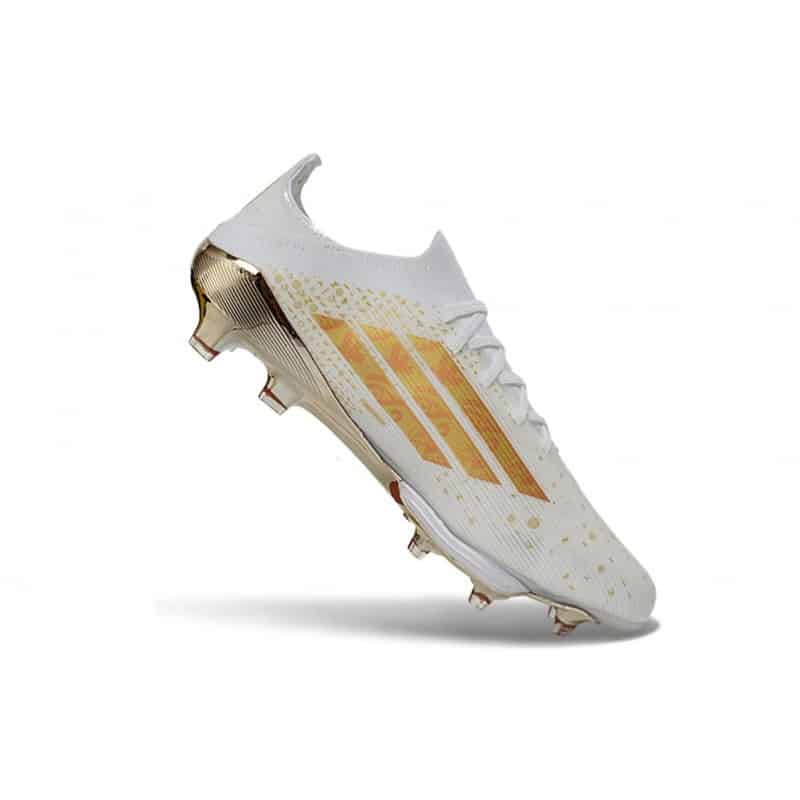 Fotbollsskor Adidas F50+ FG Vit Guld för Herr 9 Billiga Fotbollsskor Fotbollsskor Adidas F50+ FG Vit Guld 9