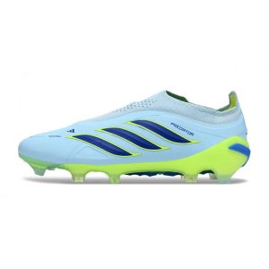 Fotbollsskor Adidas Predator Laceless Elite FG Blå för Herr Billiga Fotbollsskor Fotbollsskor Adidas Predator Laceless Elite FG Blå