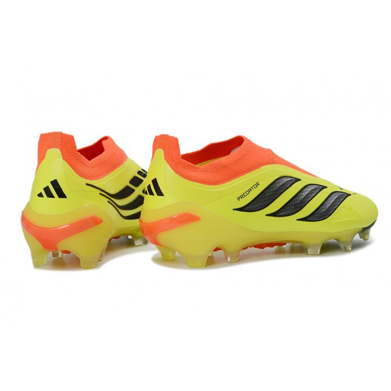Fotbollsskor Adidas Predator Laceless Elite FG Gul Orange Svart för Herr 6 Billiga Fotbollsskor Fotbollsskor Adidas Predator Laceless Elite FG Gul Orange Svart 6