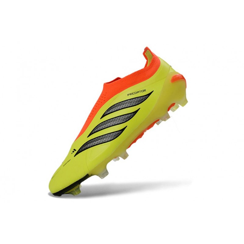 Fotbollsskor Adidas Predator Laceless Elite FG Gul Orange Svart för Herr 8 Billiga Fotbollsskor Fotbollsskor Adidas Predator Laceless Elite FG Gul Orange Svart 8