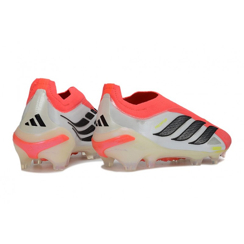 Fotbollsskor Adidas Predator Laceless Elite FG Röd Vit Svart för Herr 6 Billiga Fotbollsskor Fotbollsskor Adidas Predator Laceless Elite FG Röd Vit Svart 6