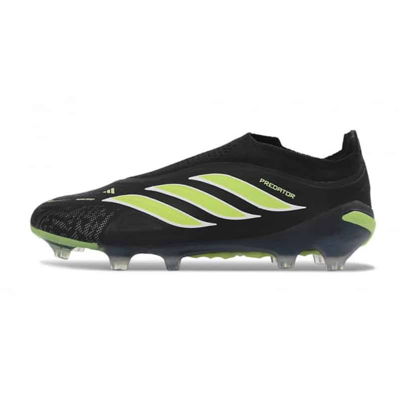 Fotbollsskor Adidas Predator Laceless Elite FG Svart Grön för Herr 3 Billiga Fotbollsskor Fotbollsskor Adidas Predator Laceless Elite FG Svart Grön 3
