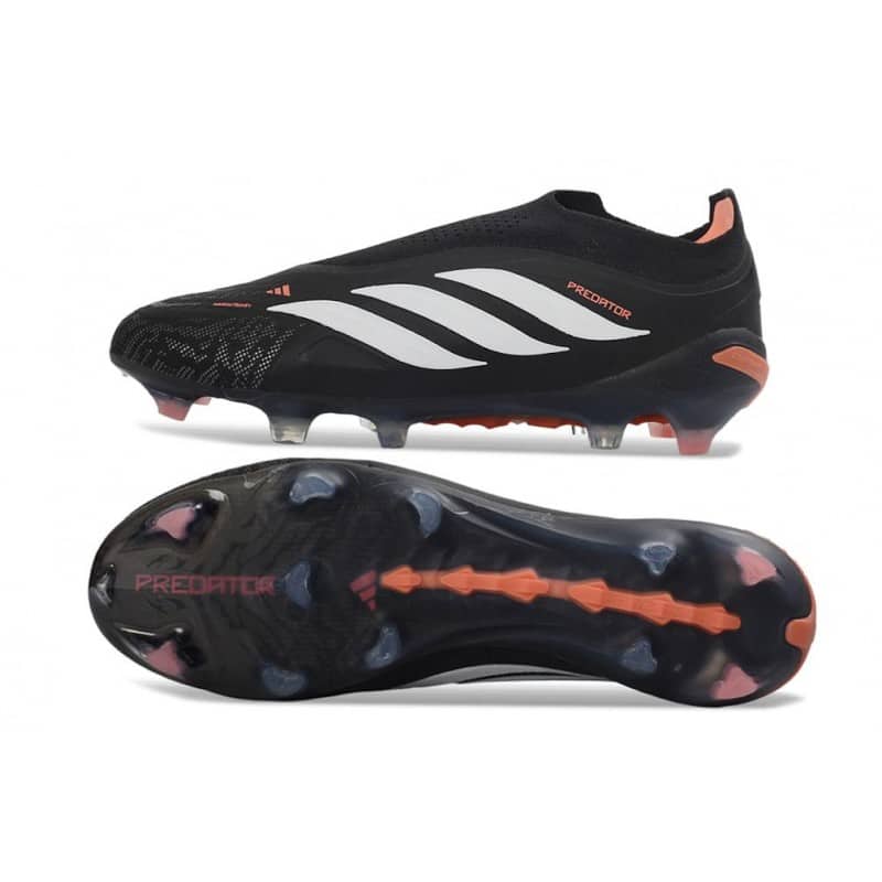 Fotbollsskor Adidas Predator Laceless Elite FG Svart Vit för Herr 4 Billiga Fotbollsskor Fotbollsskor Adidas Predator Laceless Elite FG Svart Vit 4