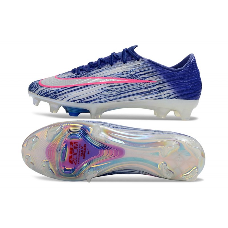 Fotbollsskor för Män Nike Air Zoom Mercurial Vapor XVII Elite FG Blå Silver för Herr 4 Billiga Fotbollsskor Fotbollsskor för Män Nike Air Zoom Mercurial Vapor XVII Elite FG Blå Silver 4