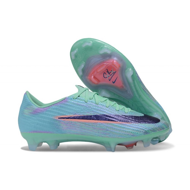 Fotbollsskor för Män Nike Air Zoom Mercurial Vapor XVII Elite FG Blå Svart för Herr 5 Billiga Fotbollsskor Fotbollsskor för Män Nike Air Zoom Mercurial Vapor XVII Elite FG Blå Svart 5