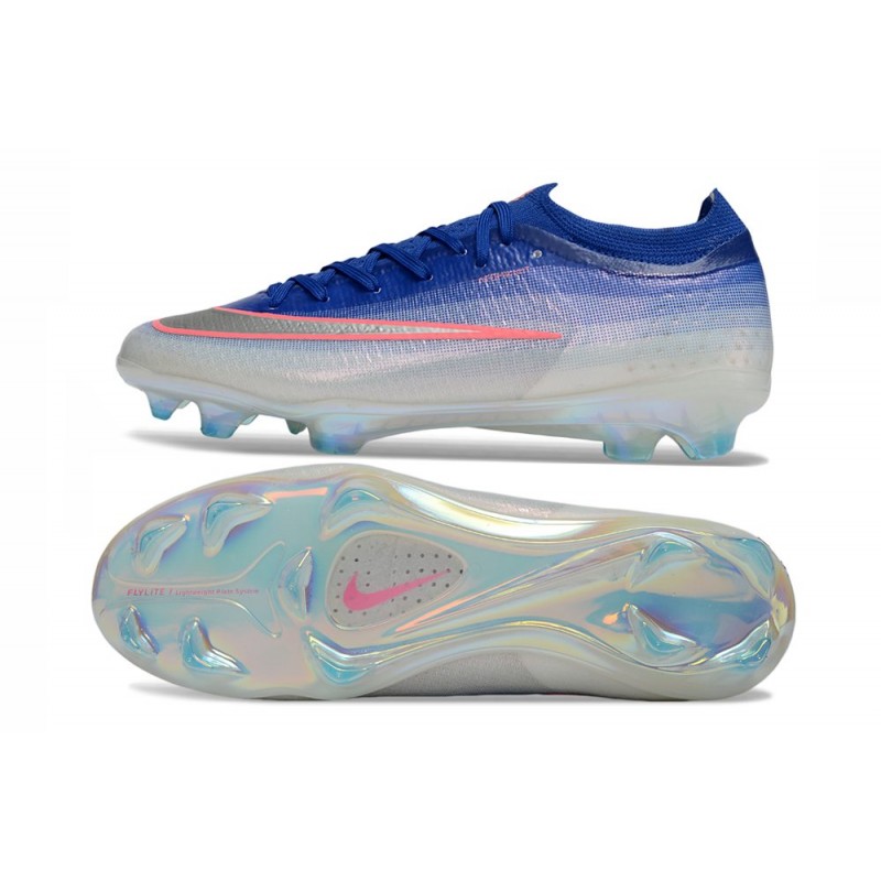 Fotbollsskor för Män Nike Air Zoom Mercurial Vapor XVII Elite FG Blå Vit Rosa för Herr 4 Billiga Fotbollsskor Fotbollsskor för Män Nike Air Zoom Mercurial Vapor XVII Elite FG Blå Vit Rosa 4