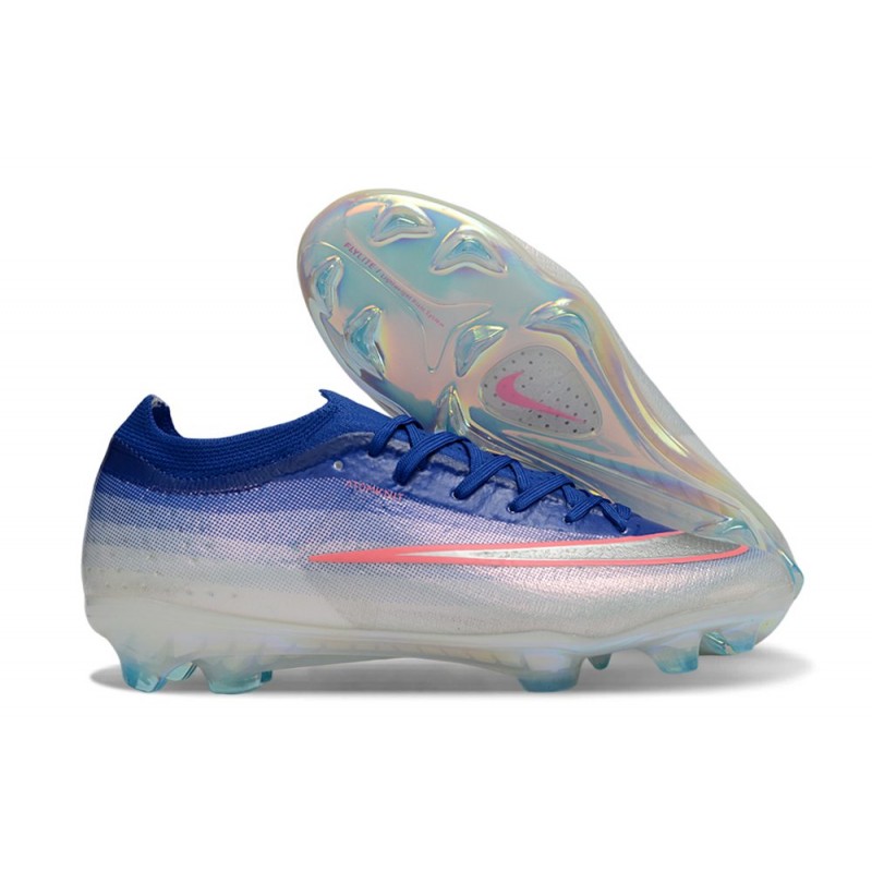 Fotbollsskor för Män Nike Air Zoom Mercurial Vapor XVII Elite FG Blå Vit Rosa för Herr 5 Billiga Fotbollsskor Fotbollsskor för Män Nike Air Zoom Mercurial Vapor XVII Elite FG Blå Vit Rosa 5