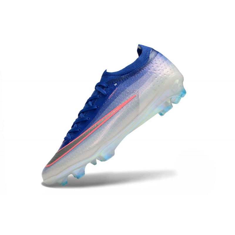 Fotbollsskor för Män Nike Air Zoom Mercurial Vapor XVII Elite FG Blå Vit Rosa för Herr 8 Billiga Fotbollsskor Fotbollsskor för Män Nike Air Zoom Mercurial Vapor XVII Elite FG Blå Vit Rosa 8
