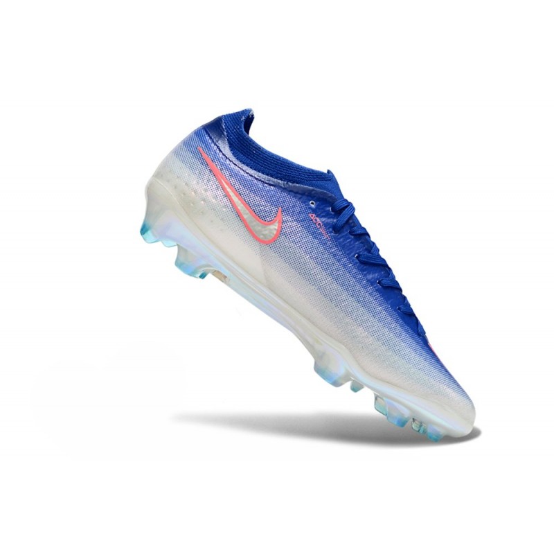 Fotbollsskor för Män Nike Air Zoom Mercurial Vapor XVII Elite FG Blå Vit Rosa för Herr 9 Billiga Fotbollsskor Fotbollsskor för Män Nike Air Zoom Mercurial Vapor XVII Elite FG Blå Vit Rosa 9