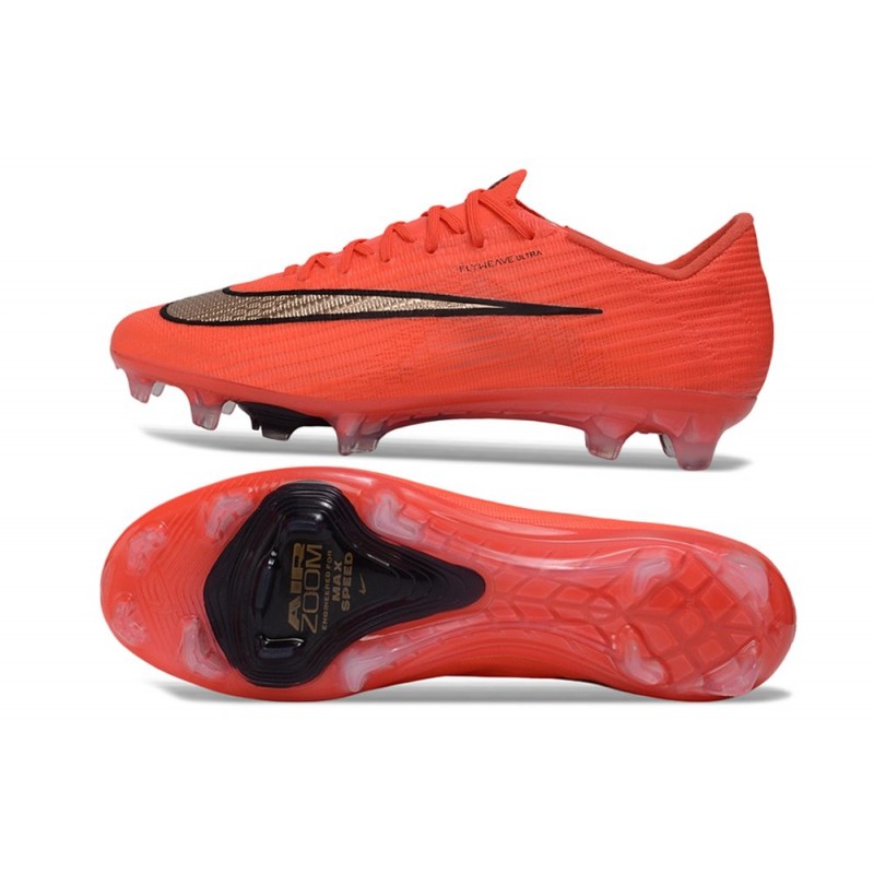 Fotbollsskor för Män Nike Air Zoom Mercurial Vapor XVII Elite FG Röd Guld för Herr 4 Billiga Fotbollsskor Fotbollsskor för Män Nike Air Zoom Mercurial Vapor XVII Elite FG Röd Guld 4