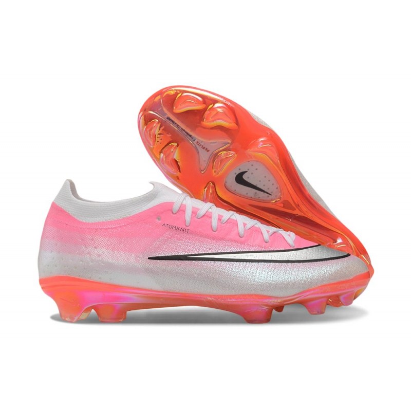 Fotbollsskor för Män Nike Air Zoom Mercurial Vapor XVII Elite FG Rosa Silver för Herr 5 Billiga Fotbollsskor Fotbollsskor för Män Nike Air Zoom Mercurial Vapor XVII Elite FG Rosa Silver 5