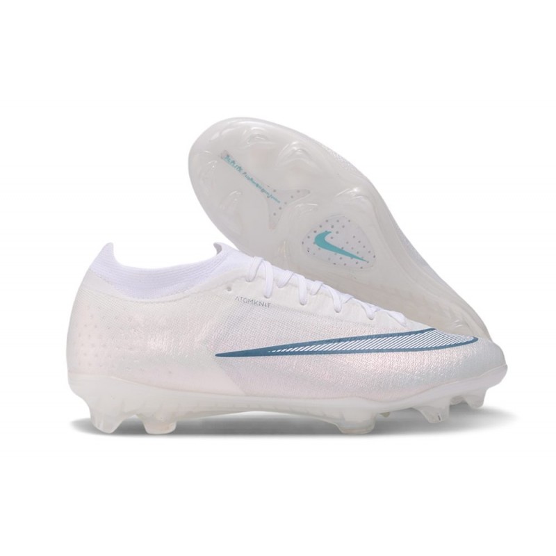 Fotbollsskor för Män Nike Air Zoom Mercurial Vapor XVII Elite FG Vit Blå för Herr 5 Billiga Fotbollsskor Fotbollsskor för Män Nike Air Zoom Mercurial Vapor XVII Elite FG Vit Blå 5