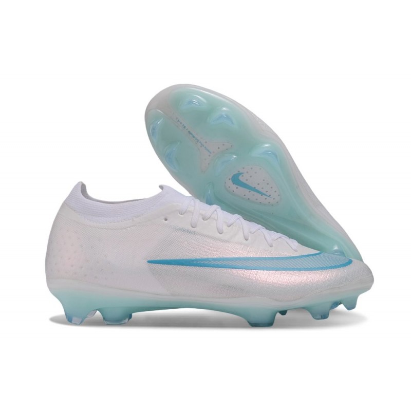 Fotbollsskor för Män Nike Air Zoom Mercurial Vapor XVII Elite FG Vit Blå för Herr 5 Billiga Fotbollsskor Fotbollsskor för Män Nike Air Zoom Mercurial Vapor XVII Elite FG Vit Blå 5