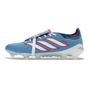 Billiga Fotbollsskor  Billiga fotbollsskor Adidas Predator Elite FT FG Blå Vit Röd