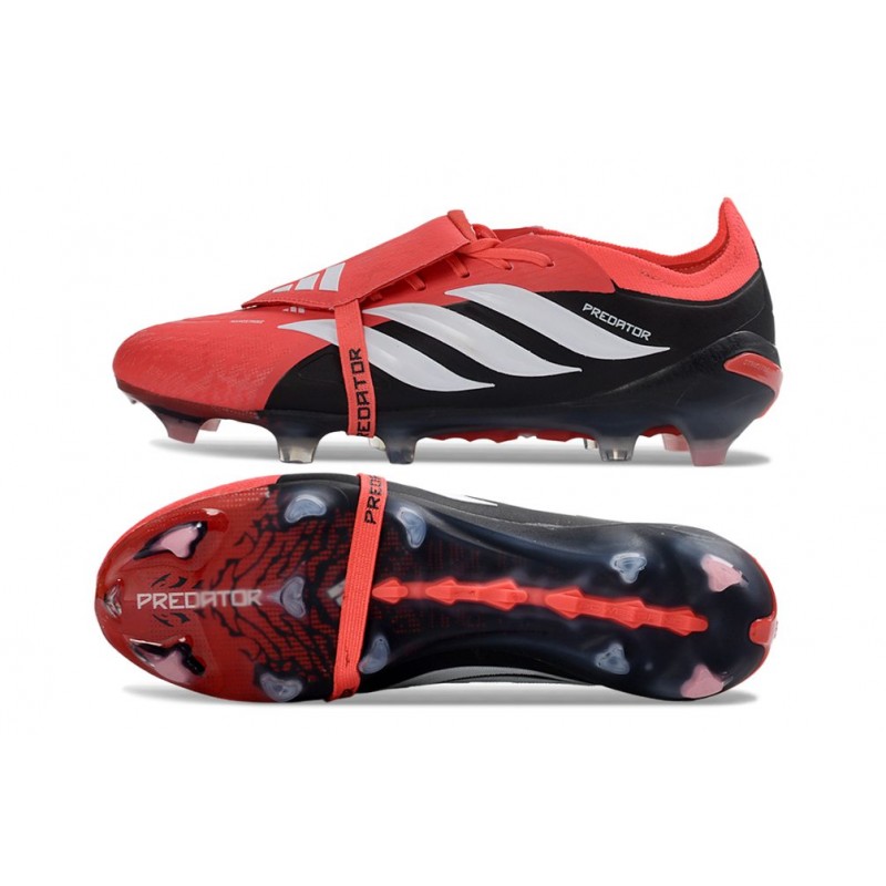 Billiga fotbollsskor Adidas Predator Elite FT FG Röd Svart Vit för Herr 4 Billiga Fotbollsskor Billiga fotbollsskor Adidas Predator Elite FT FG Röd Svart Vit 4