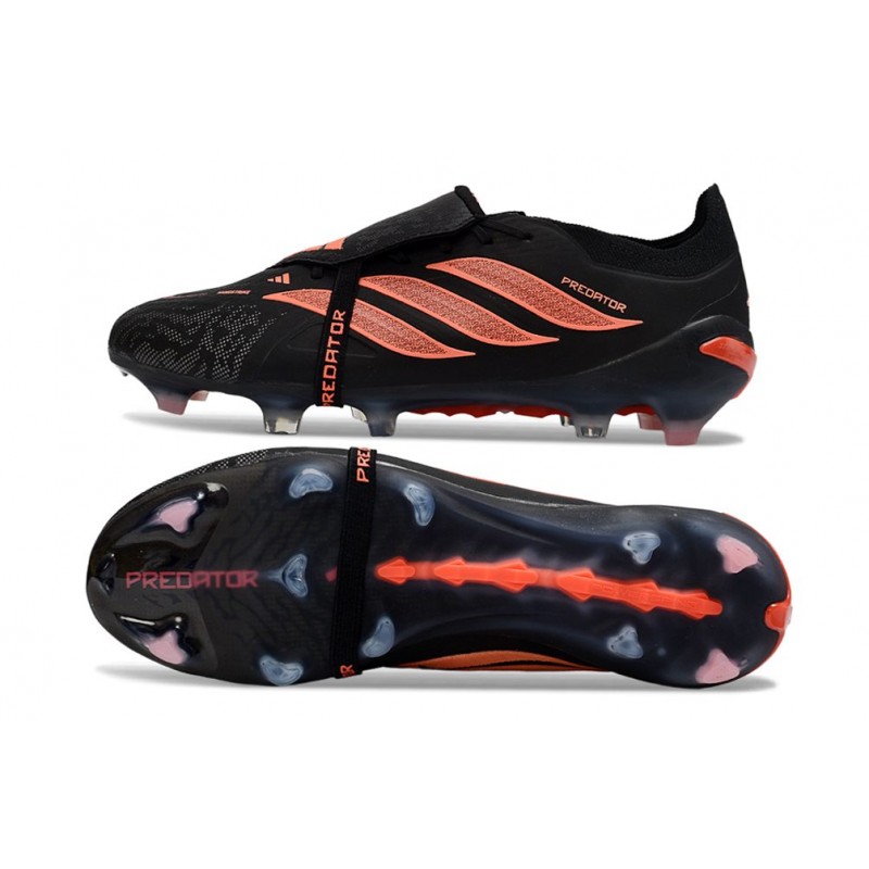 Billiga fotbollsskor Adidas Predator Elite FT FG Svart Orange för Herr 4 Billiga Fotbollsskor Billiga fotbollsskor Adidas Predator Elite FT FG Svart Orange 4