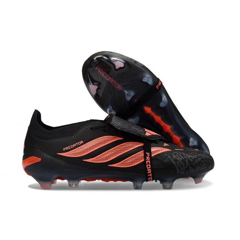 Billiga fotbollsskor Adidas Predator Elite FT FG Svart Orange för Herr 5 Billiga Fotbollsskor Billiga fotbollsskor Adidas Predator Elite FT FG Svart Orange 5