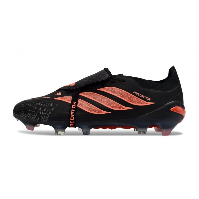Billiga fotbollsskor Adidas Predator Elite FT FG Svart Orange för Herr 3 Billiga Fotbollsskor Billiga fotbollsskor Adidas Predator Elite FT FG Svart Orange 3
