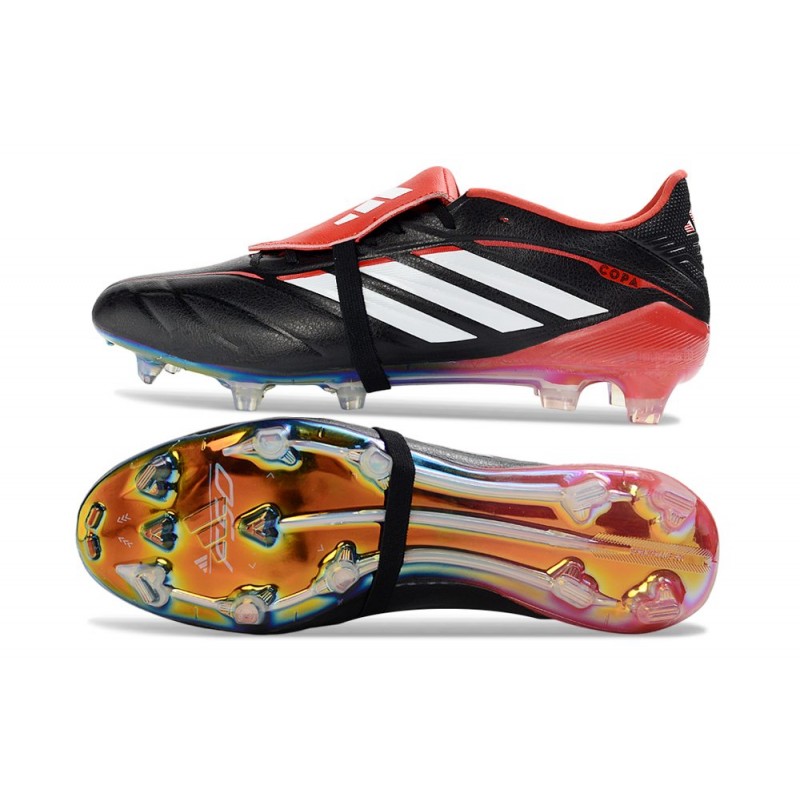Billiga fotbollsskor Adidas Predator Elite FT FG Svart Vit Röd för Herr 4 Billiga Fotbollsskor Billiga fotbollsskor Adidas Predator Elite FT FG Svart Vit Röd 4