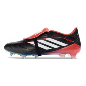Billiga Fotbollsskor  Billiga fotbollsskor Adidas Predator Elite FT FG Svart Vit Röd