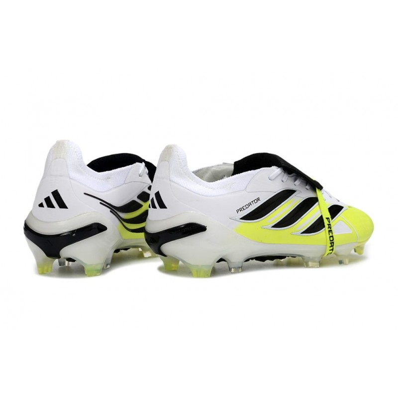 Billiga fotbollsskor Adidas Predator Elite FT FG Vit Svart Gul för Herr 6 Billiga Fotbollsskor Billiga fotbollsskor Adidas Predator Elite FT FG Vit Svart Gul 6