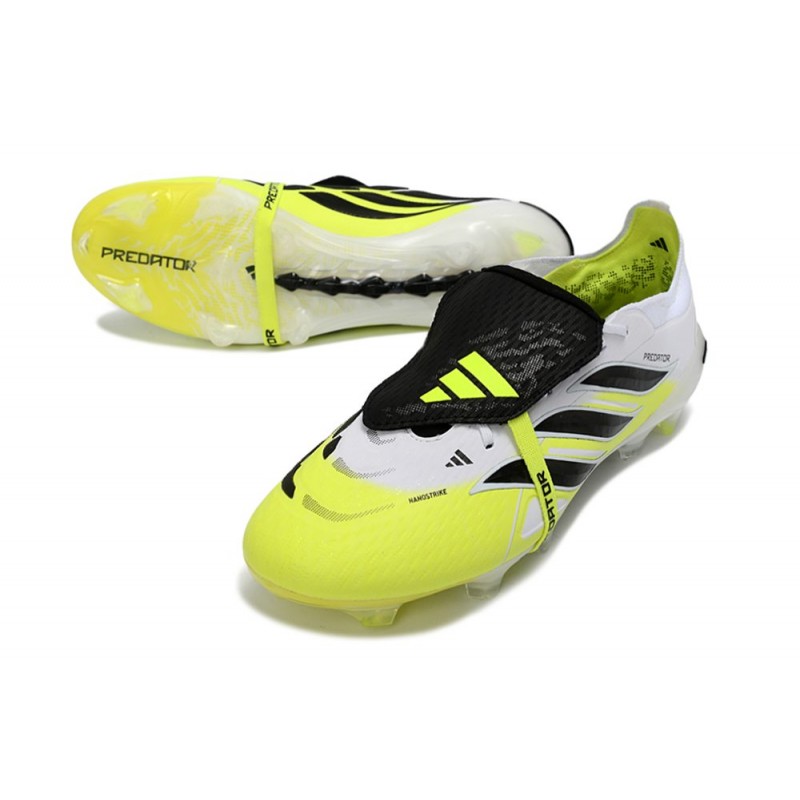 Billiga fotbollsskor Adidas Predator Elite FT FG Vit Svart Gul för Herr 7 Billiga Fotbollsskor Billiga fotbollsskor Adidas Predator Elite FT FG Vit Svart Gul 7