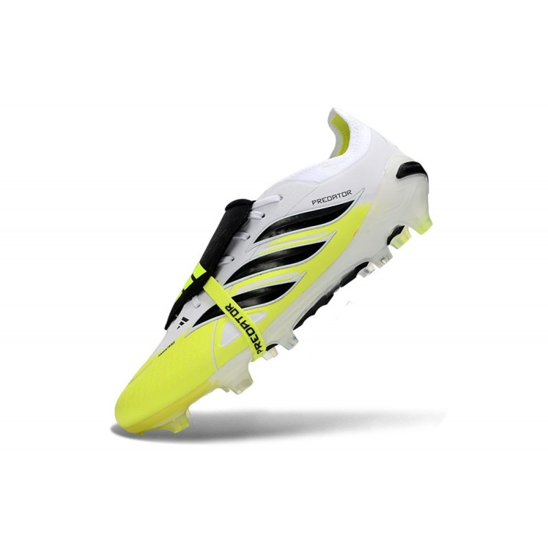 Billiga fotbollsskor Adidas Predator Elite FT FG Vit Svart Gul för Herr 8 Billiga Fotbollsskor Billiga fotbollsskor Adidas Predator Elite FT FG Vit Svart Gul 8