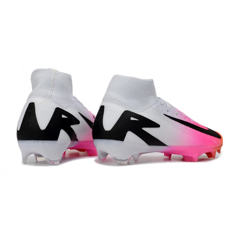 Fotbollsskor Nike Air Zoom Mercurial Superfly 10 Elite FG Rosa Svart Vit för Herr 6 Billiga Fotbollsskor Fotbollsskor Nike Air Zoom Mercurial Superfly 10 Elite FG Rosa Svart Vit 6