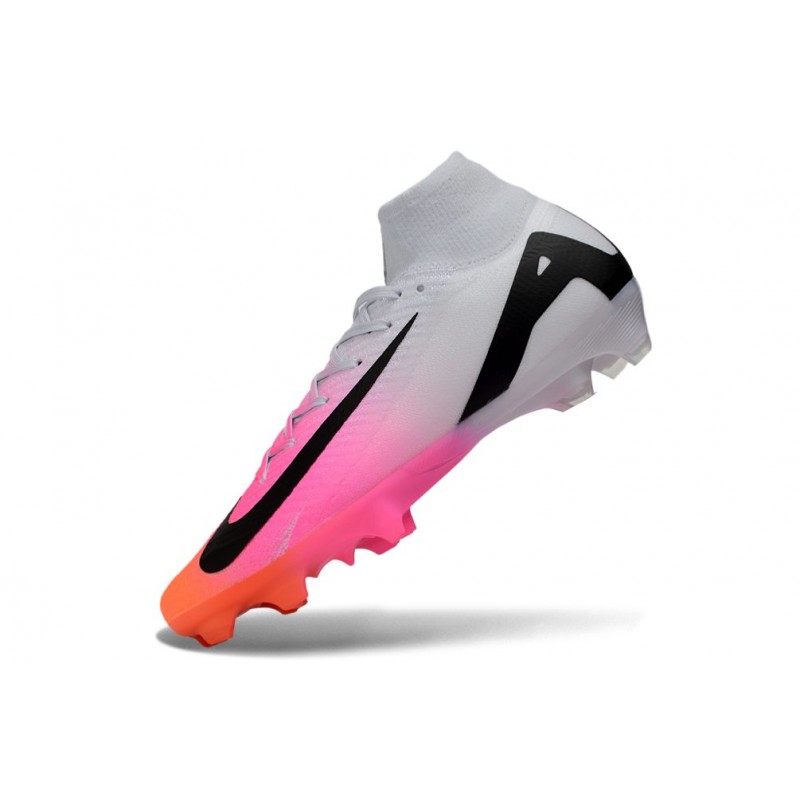 Fotbollsskor Nike Air Zoom Mercurial Superfly 10 Elite FG Rosa Svart Vit för Herr 8 Billiga Fotbollsskor Fotbollsskor Nike Air Zoom Mercurial Superfly 10 Elite FG Rosa Svart Vit 8