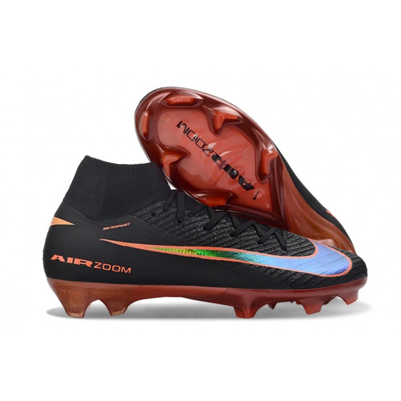 Fotbollsskor Nike Air Zoom Mercurial Superfly 10 Elite FG Svart Orange för Herr 5 Billiga Fotbollsskor Fotbollsskor Nike Air Zoom Mercurial Superfly 10 Elite FG Svart Orange 5