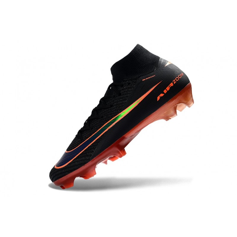 Fotbollsskor Nike Air Zoom Mercurial Superfly 10 Elite FG Svart Orange för Herr 8 Billiga Fotbollsskor Fotbollsskor Nike Air Zoom Mercurial Superfly 10 Elite FG Svart Orange 8
