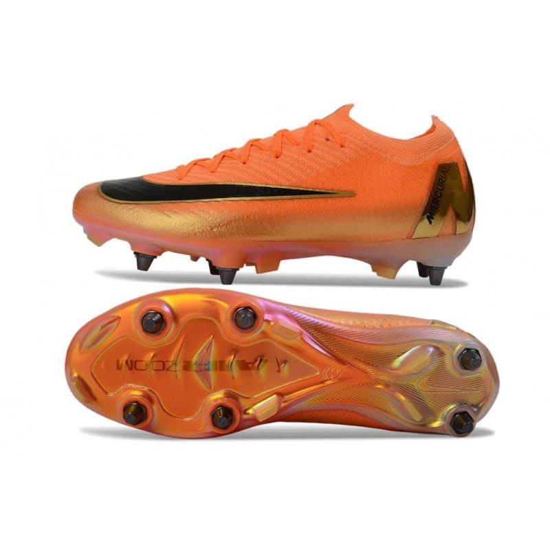 Fotbollsskor Nike Mercurial Vapor XVI Elite SG-Pro Orange Svart för Herr 4 Billiga Fotbollsskor Fotbollsskor Nike Mercurial Vapor XVI Elite SG-Pro Orange Svart 4