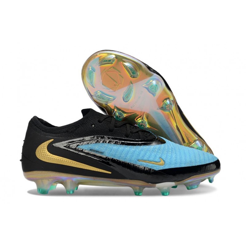 Billiga fotbollsskor Nike Phantom 6 Elite Low FG Blå Svart Guld för Herr 5 Billiga Fotbollsskor Billiga fotbollsskor Nike Phantom 6 Elite Low FG Blå Svart Guld 5