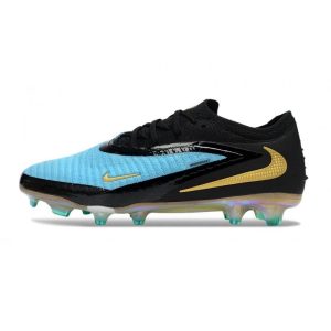Billiga fotbollsskor Nike Phantom 6 Elite Low FG Blå Svart Guld för Herr Billiga Fotbollsskor Billiga fotbollsskor Nike Phantom 6 Elite Low FG Blå Svart Guld