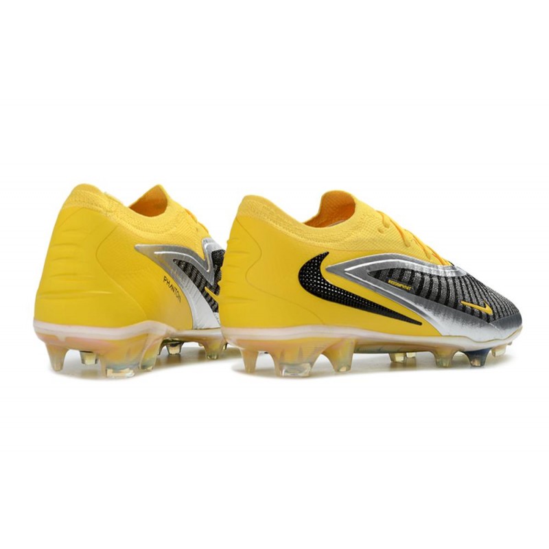 Billiga fotbollsskor Nike Phantom 6 Elite Low FG Gul Svart Silver för Herr 6 Billiga Fotbollsskor Billiga fotbollsskor Nike Phantom 6 Elite Low FG Gul Svart Silver 6