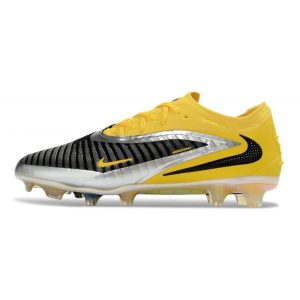 Billiga fotbollsskor Nike Phantom 6 Elite Low FG Gul Svart Silver för Herr Billiga Fotbollsskor Billiga fotbollsskor Nike Phantom 6 Elite Low FG Gul Svart Silver
