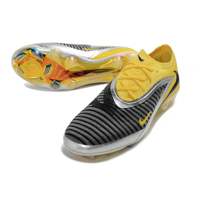 Billiga fotbollsskor Nike Phantom 6 Elite Low FG Gul Svart Silver för Herr 7 Billiga Fotbollsskor Billiga fotbollsskor Nike Phantom 6 Elite Low FG Gul Svart Silver 7