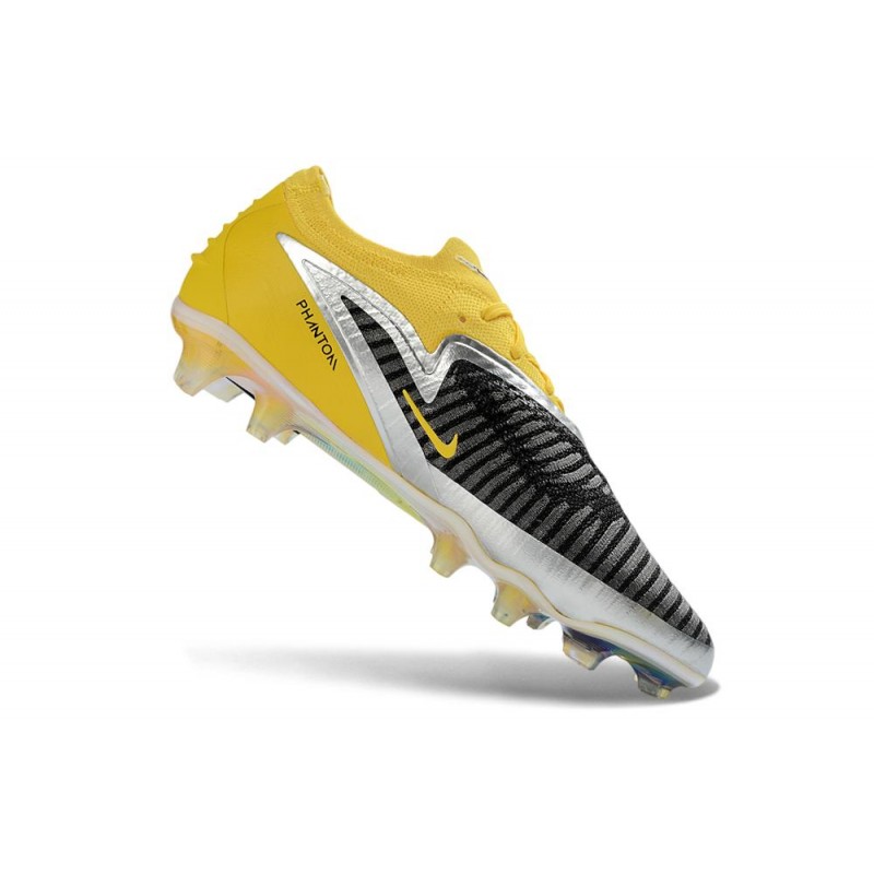 Billiga fotbollsskor Nike Phantom 6 Elite Low FG Gul Svart Silver för Herr 9 Billiga Fotbollsskor Billiga fotbollsskor Nike Phantom 6 Elite Low FG Gul Svart Silver 9